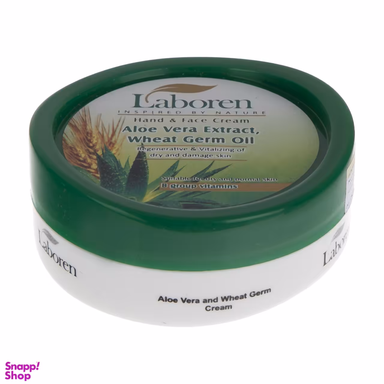 کرم دست و صورت لابورن (Laboren) مدل Aloe Vera حجم 150 میلی‌ لیتر