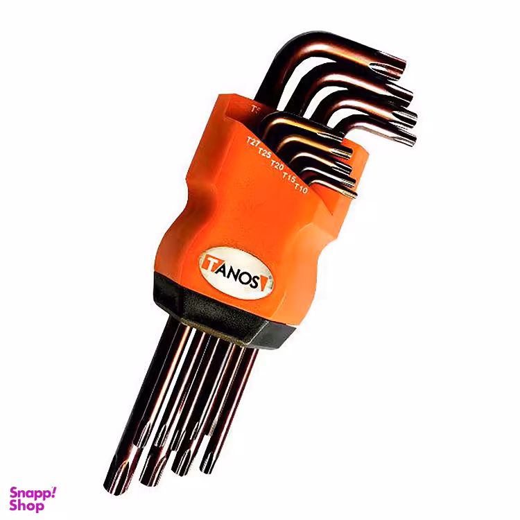 آچار آلن تانوس (Tanos) مدل ستاره‌ ای کد 09-Setareh مجموعه 9 عددی