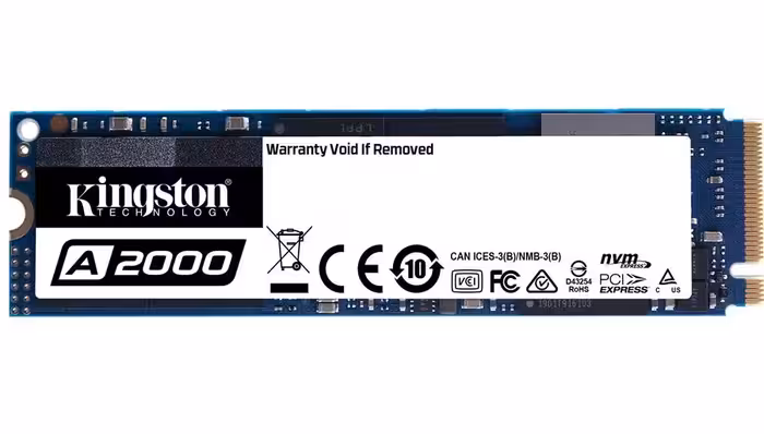 حافظه اس اس دی کینگستون مدل A2000 NVMe PCIe با ظرفیت 1 ترابایت