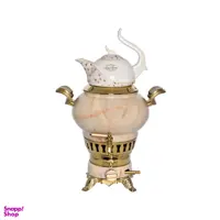 قوری و سماور گازی کروپ ست مدل ساحر کد 700101 گنجایش 6 لیتر
