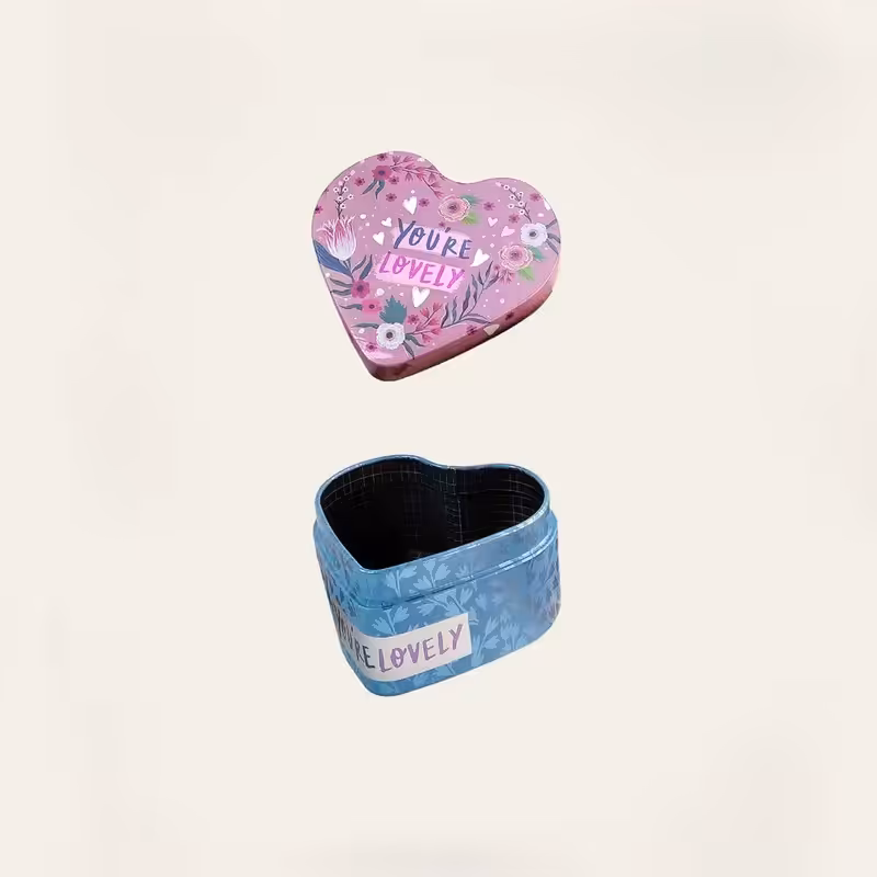 جعبه هدیه مریخ قلبی مدل Lovely

