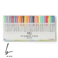 ست هایلایتر 25 رنگ دو سر SHIYIWEN طرح میلدلاینر