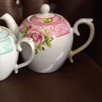 قوری طرح گل بزرگ