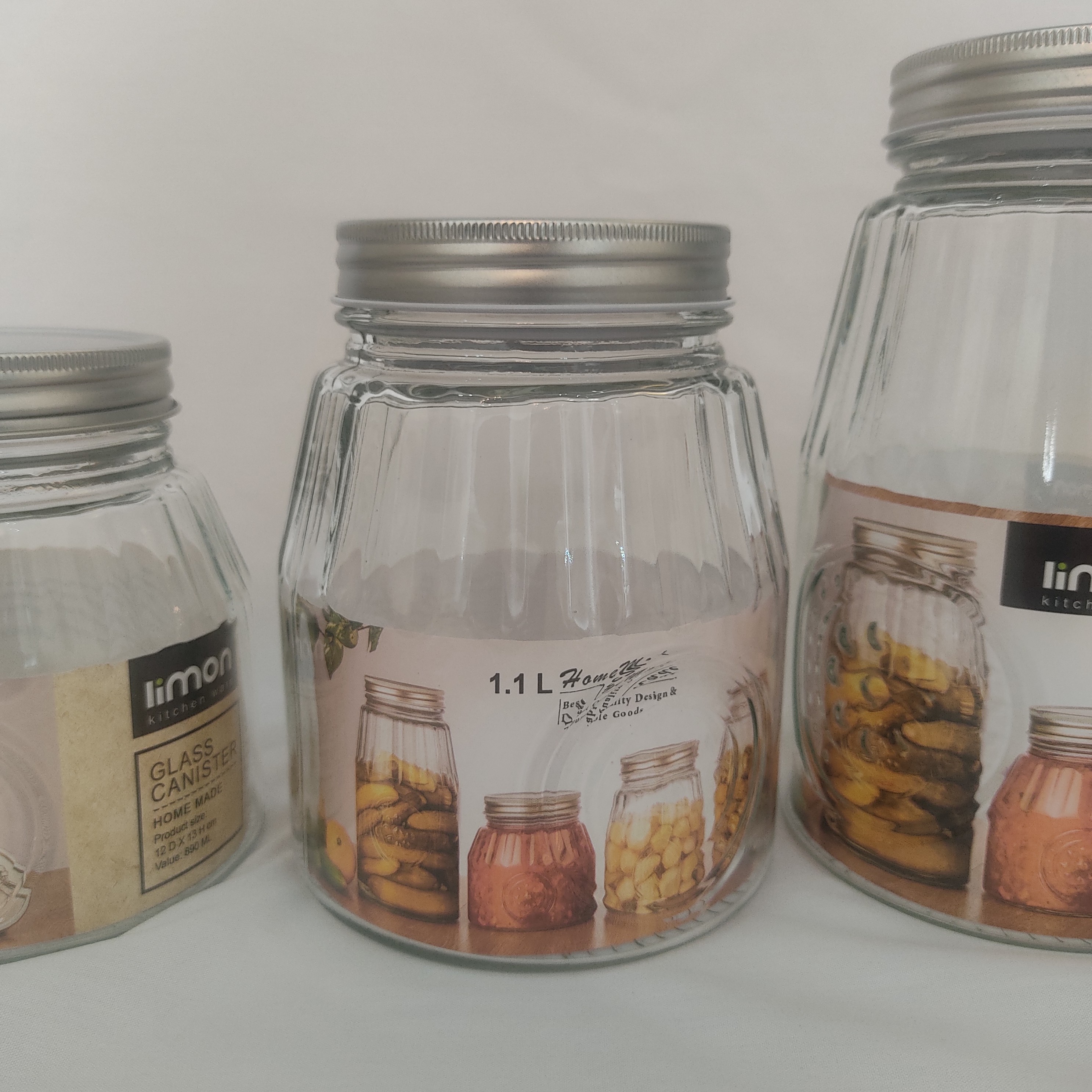 بانکه حبوبات لیمون حجم 1.1 لیتر 