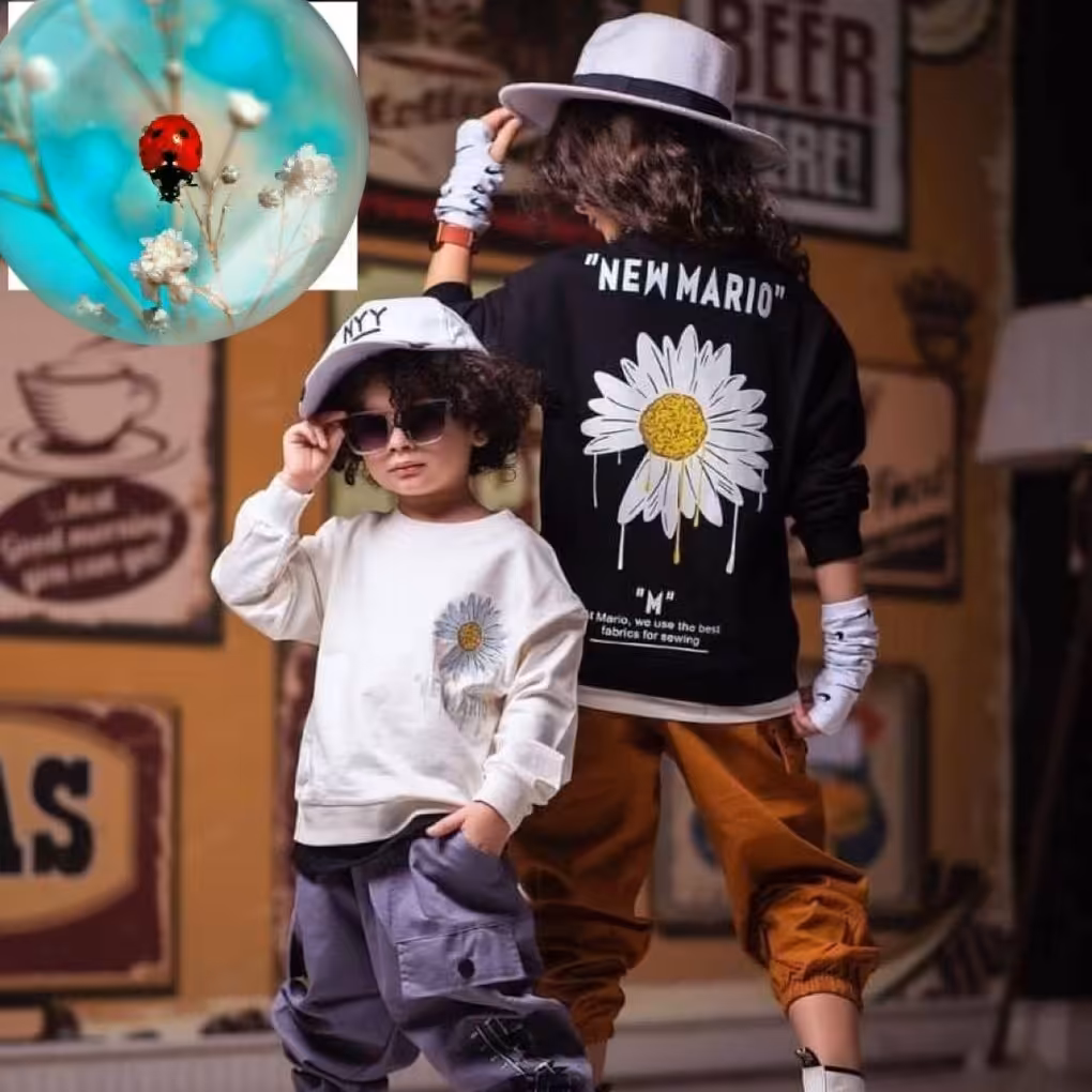 بلوز لش بابونه خواهر برادری سایز 50تا65 