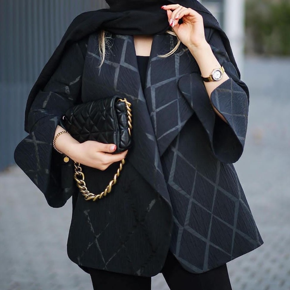 مانتو ژاکارد  زنانه شیک ارسال رایگان