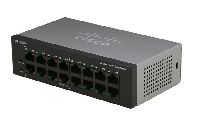 سوئیچ 16 پورت و غیر مدیریتی لینک سیس مدل اس اف 100 دی