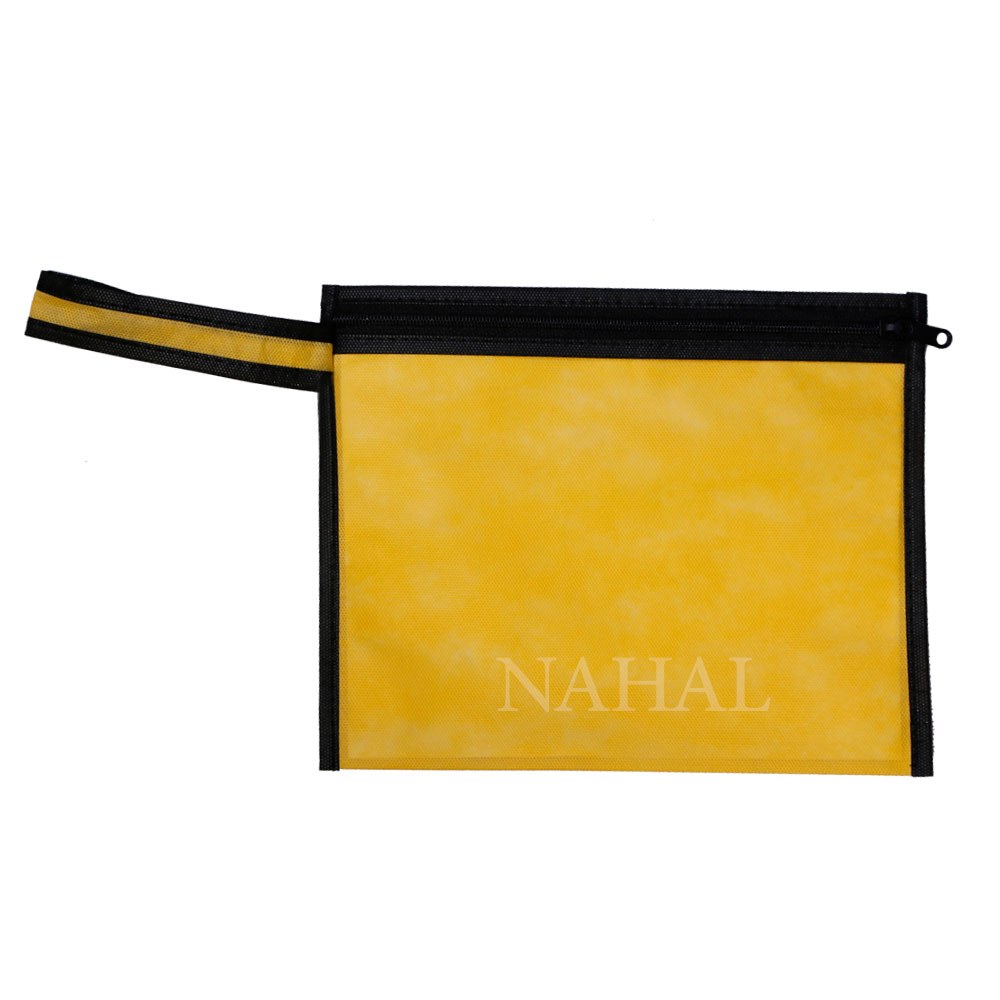 کیف بیمار زیپدارکد1003 رنگ زرد(بسته 25 عددی)