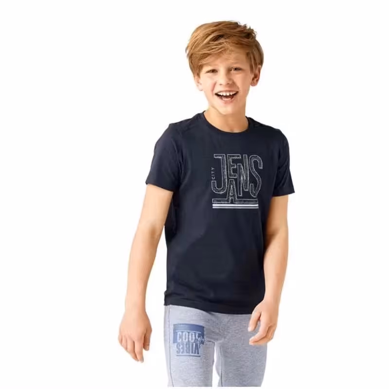 تیشرت پسرانه، برند پپرتس آلمان، سایز 6 تا 8 سال، رنگ سرمه ای