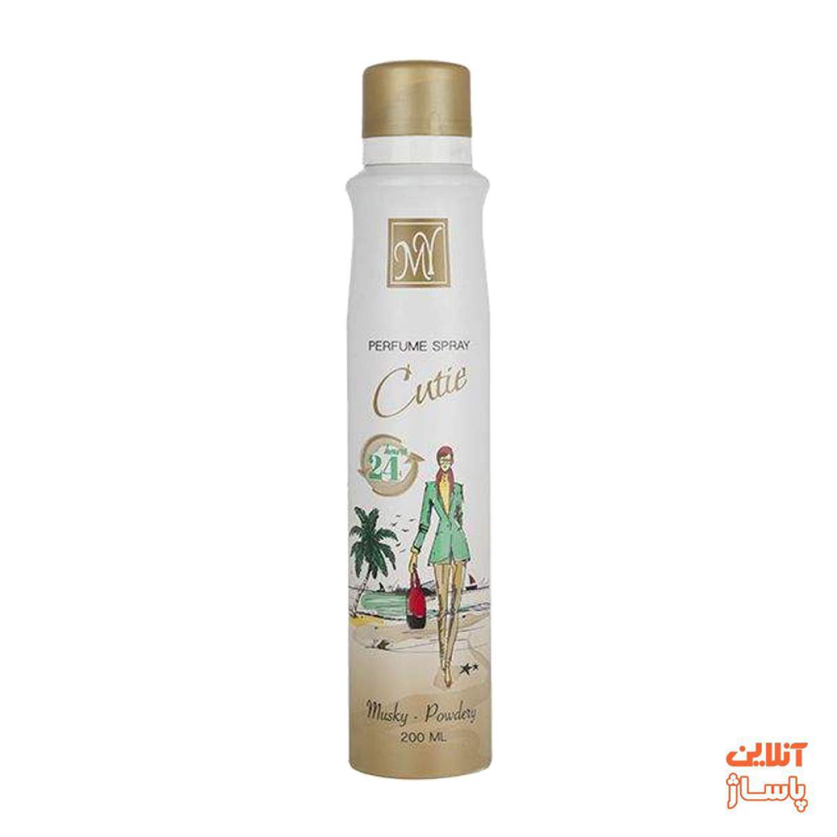 اسپری بدن زنانه مای مدل Cutie حجم 200 میلی لیتر