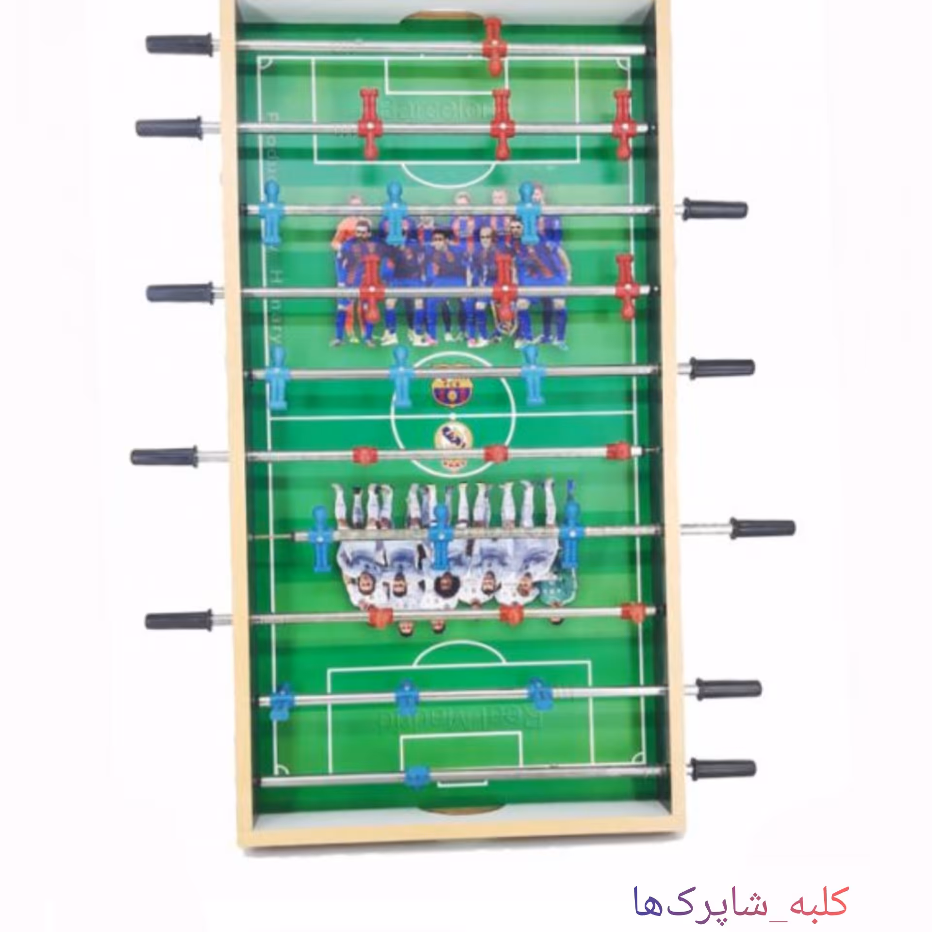 اسباب بازی فوتبال دستی 10 میل همراه با پایه 20 سانتی کد محصول 177