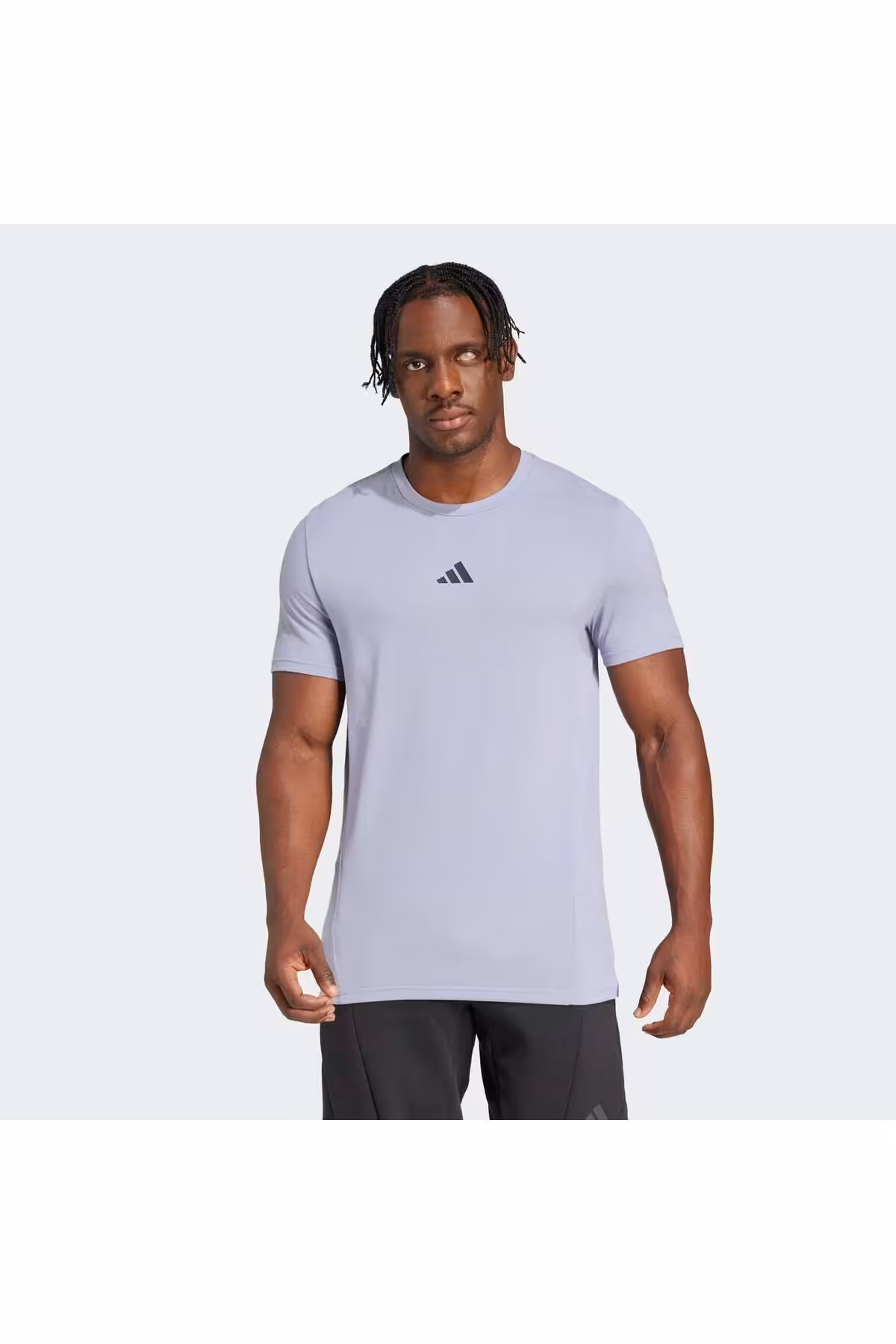 تی شرت بنفش مردانه طراحی برای آموزش T اورجینال adidas