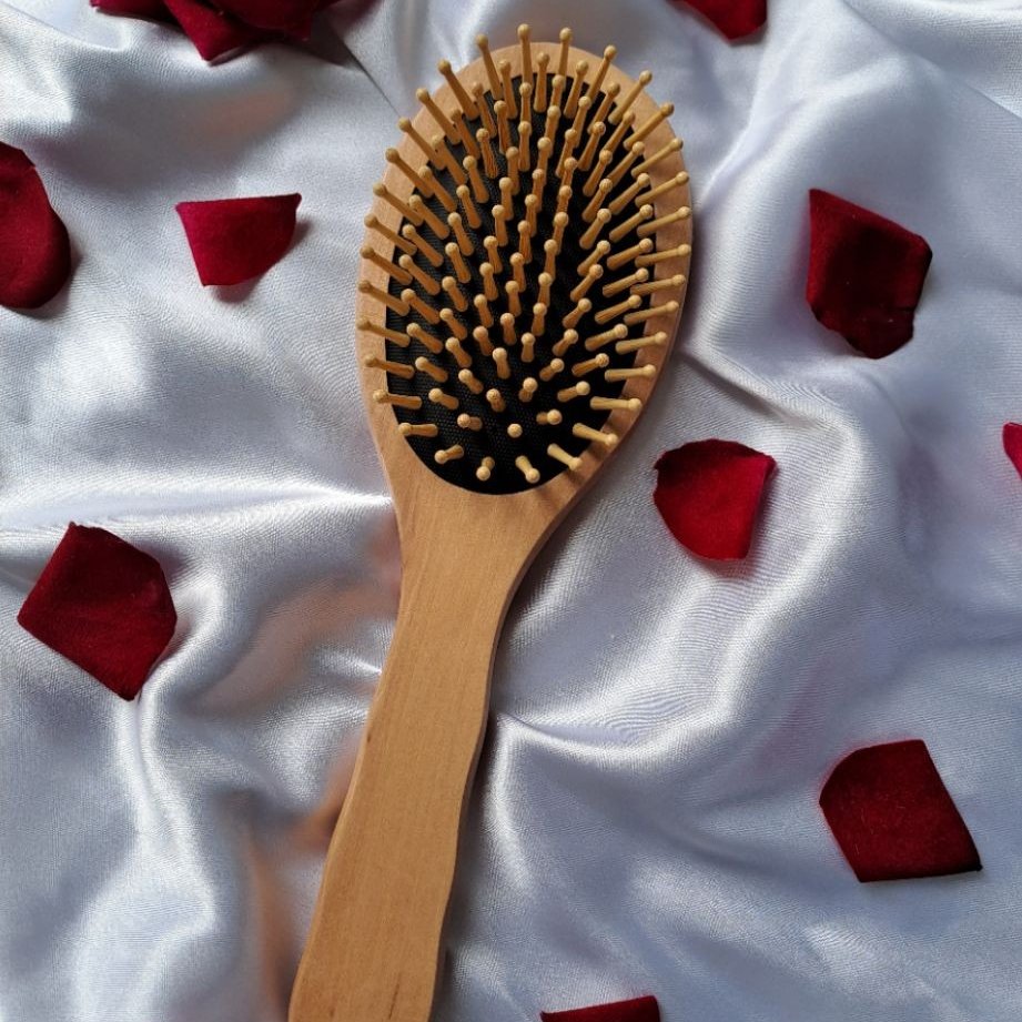 برس مو چوبی گرد