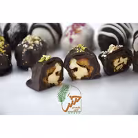 شکلات خرمایی مغز دار  500 گرمی تهیه شده از بهترین خرمای کبکاب خشت
