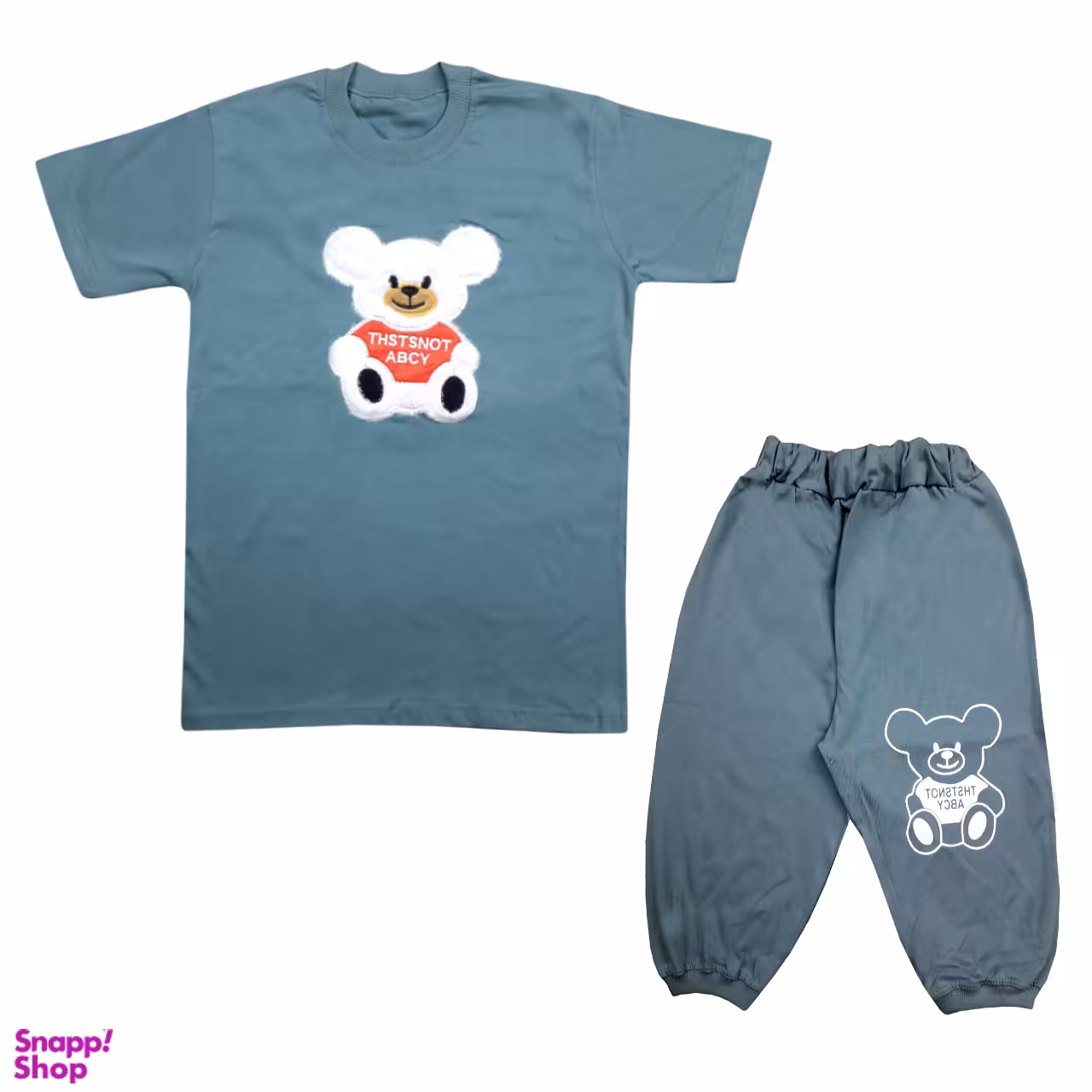 تیشرت شلوارک مدل C-1045 رنگ فیلی