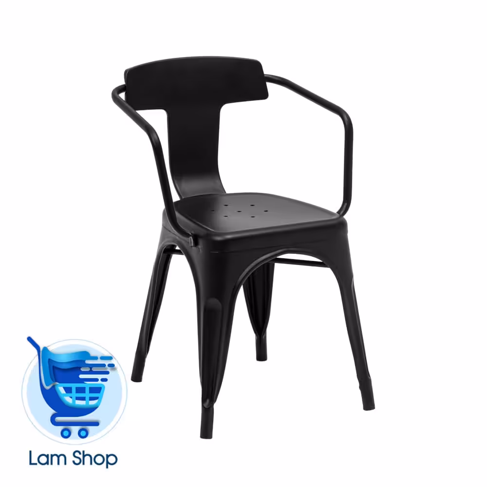 صندلی دسته دار فلزی Tolix II نظری ( N506)(زمان ارسال 15 تا 20 روز کاری)