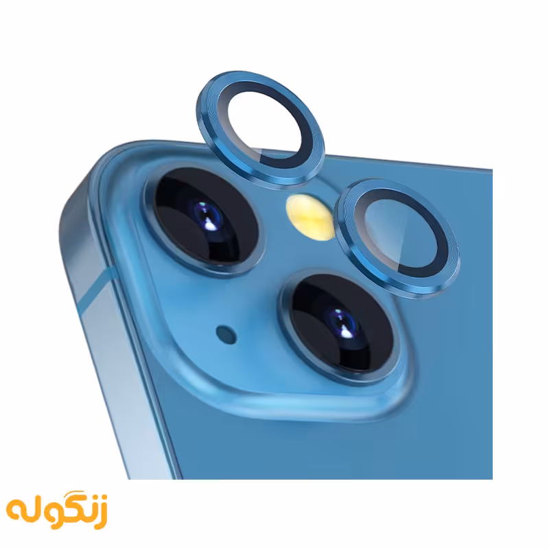 محافظ لنز دوربین GREEN مدل IRON CAMERA برای ایفون IPHONE 13 / 13MINI - زنگوله