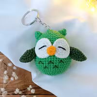 جا سوئیچی جغد ، سرکلیدی جغد بافتنی ، سبز