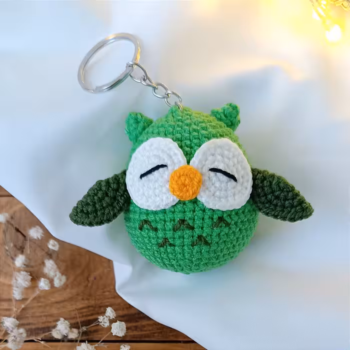 جا سوئیچی جغد ، سرکلیدی جغد بافتنی ، سبز