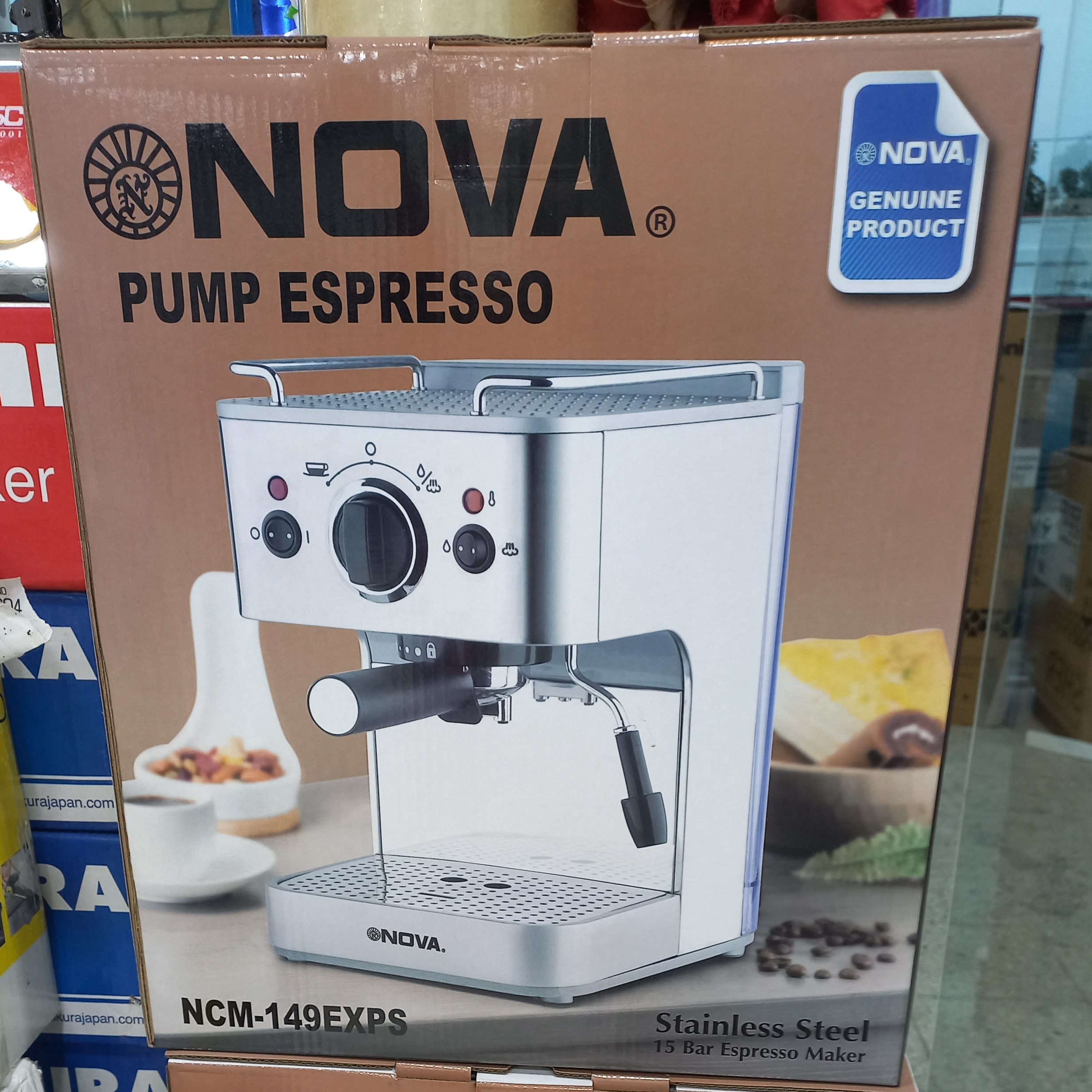 اسپرسوساز نوا مدل NCM 149EXPS سری جدید اورجینال دارای استاندارد و کیفیت جهانی