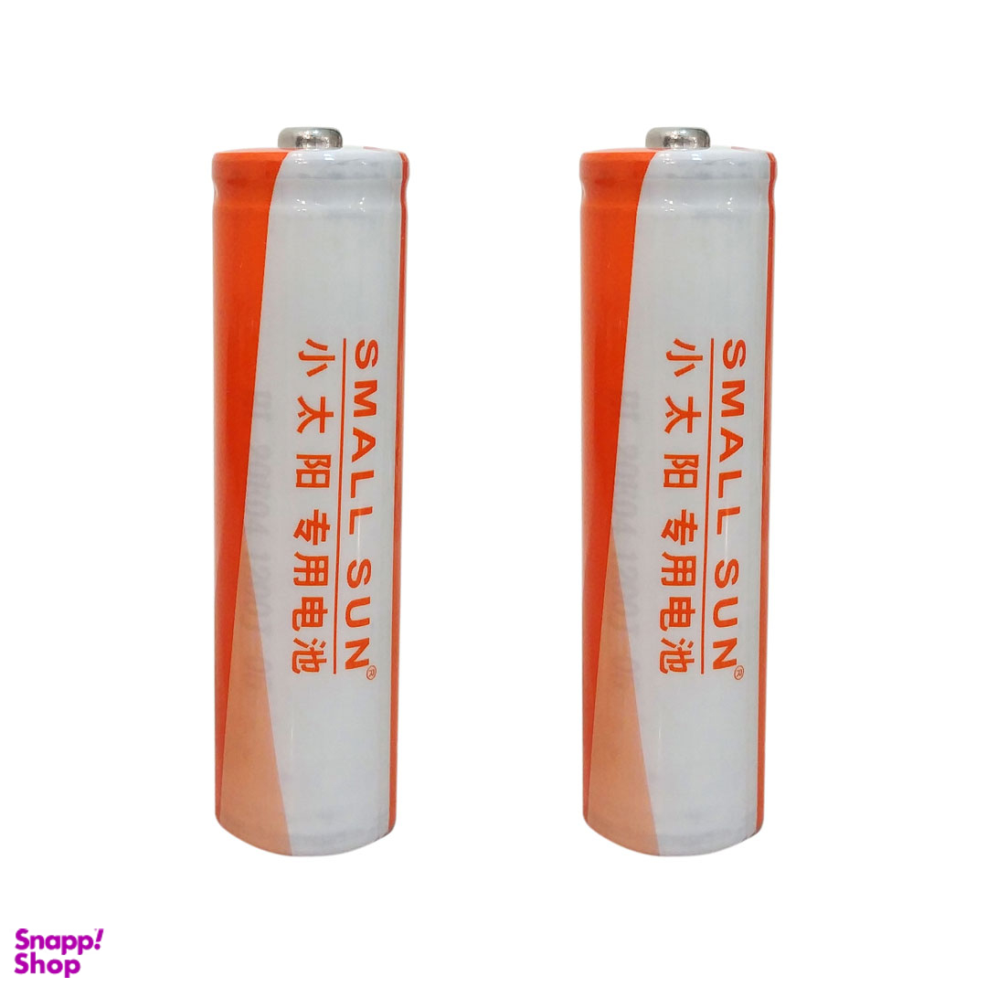 باتری لیتیوم یون قابل شارژ اسمال سان کد 18650 ظرفیت 2200 میلی آمپر ساعت بسته 2 عددی