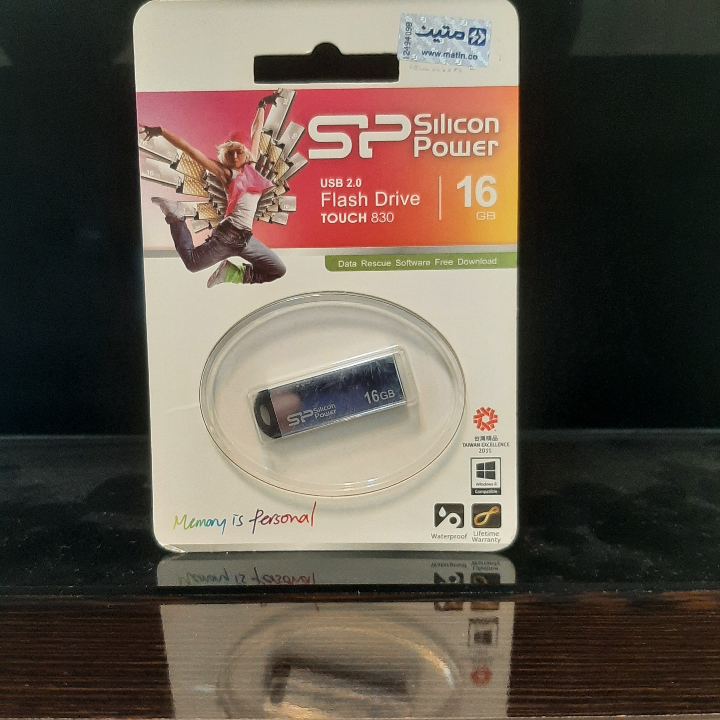 فلش مموری سیلیکون پاور مدل Touch 830 ظرفیت 16 گیگابایت