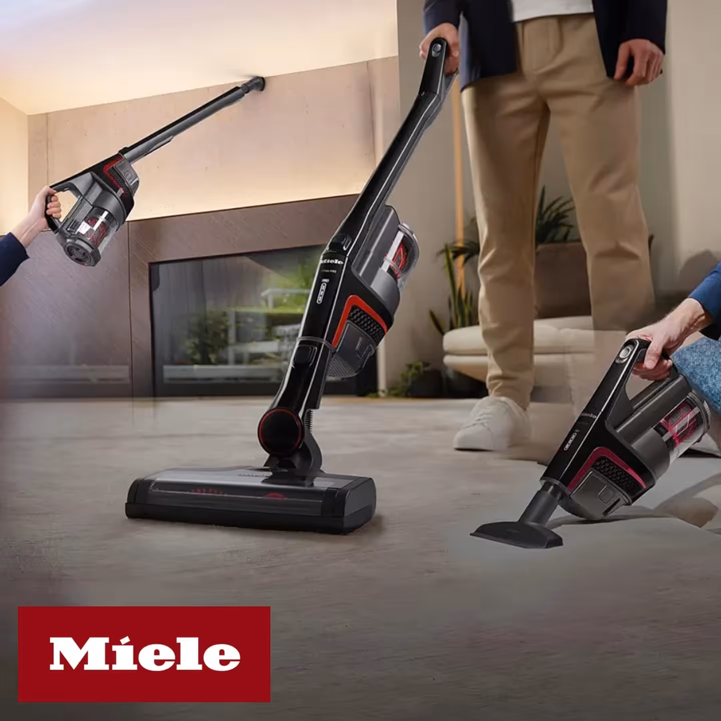 جاروشارژی فوق‌حرفه ای میله آلمان برند MIELE مدل Triflex HX1