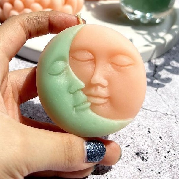 شمع ماه وخورشید مناسب دکوری هدیه گیفت