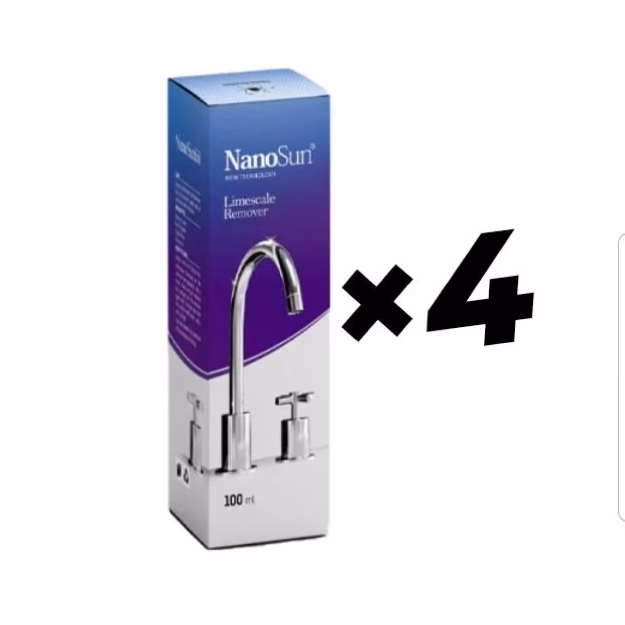 جرم گیر شیرآلات نانوسان 100 میل بسته 4 عددی