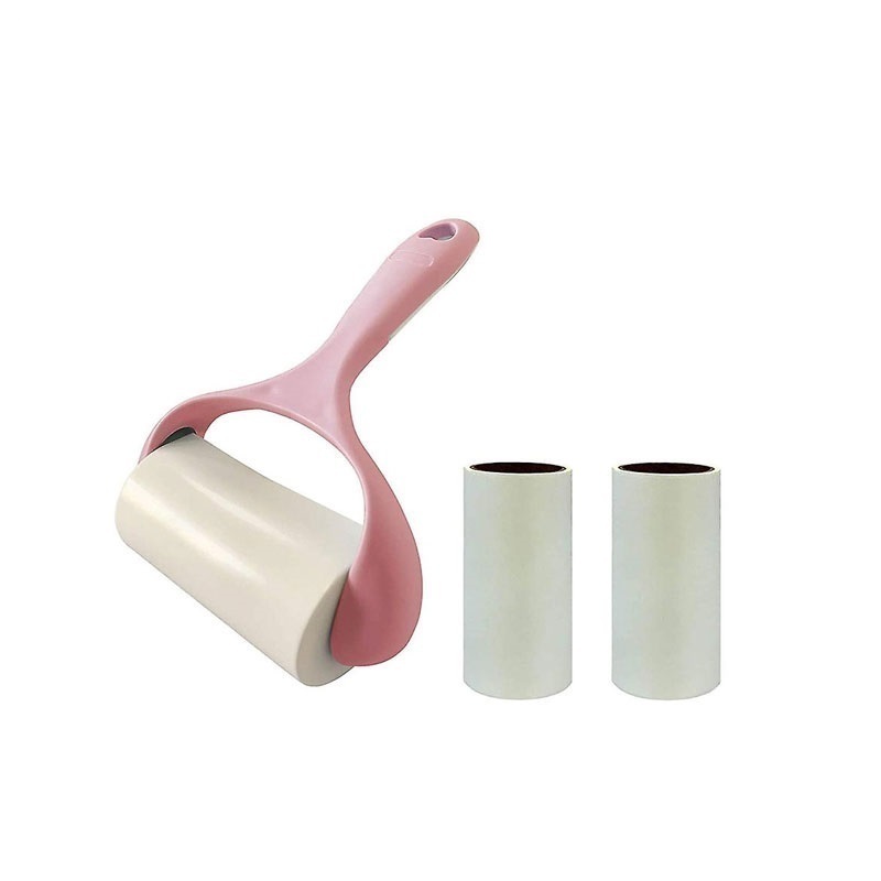 رول چسبی پرزگیر موی حیوان خانگی 60 برگی (Animal Hair Lint Roller) به همراه یدک 2 عددی | سیمبا پت استور