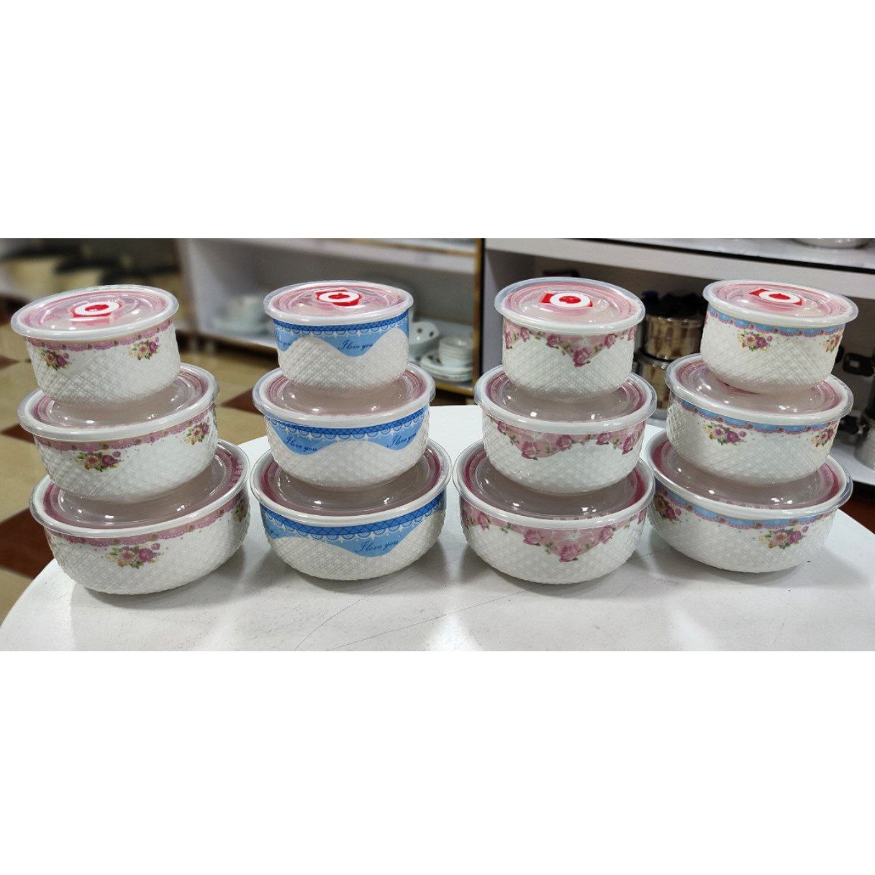 ظرف سرامیکی (3) تایی  سوپاپ دار