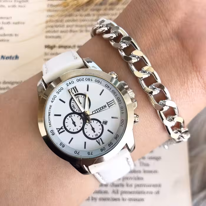 ست ساعت و دستبند زنانه سیتیزن شش ماه گارانتی موتور 