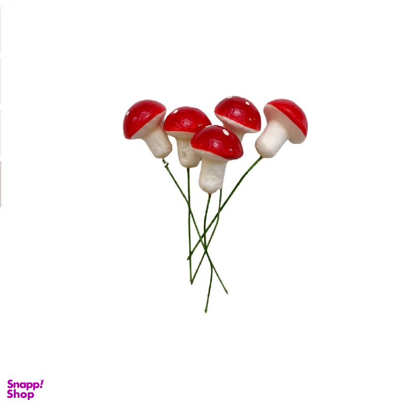 قارچ تزئینی کد 4005 بسته 5 عددی