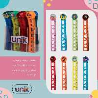 خط کش 20 سانت شابلون دار سیلیکونی یونیک UNIC