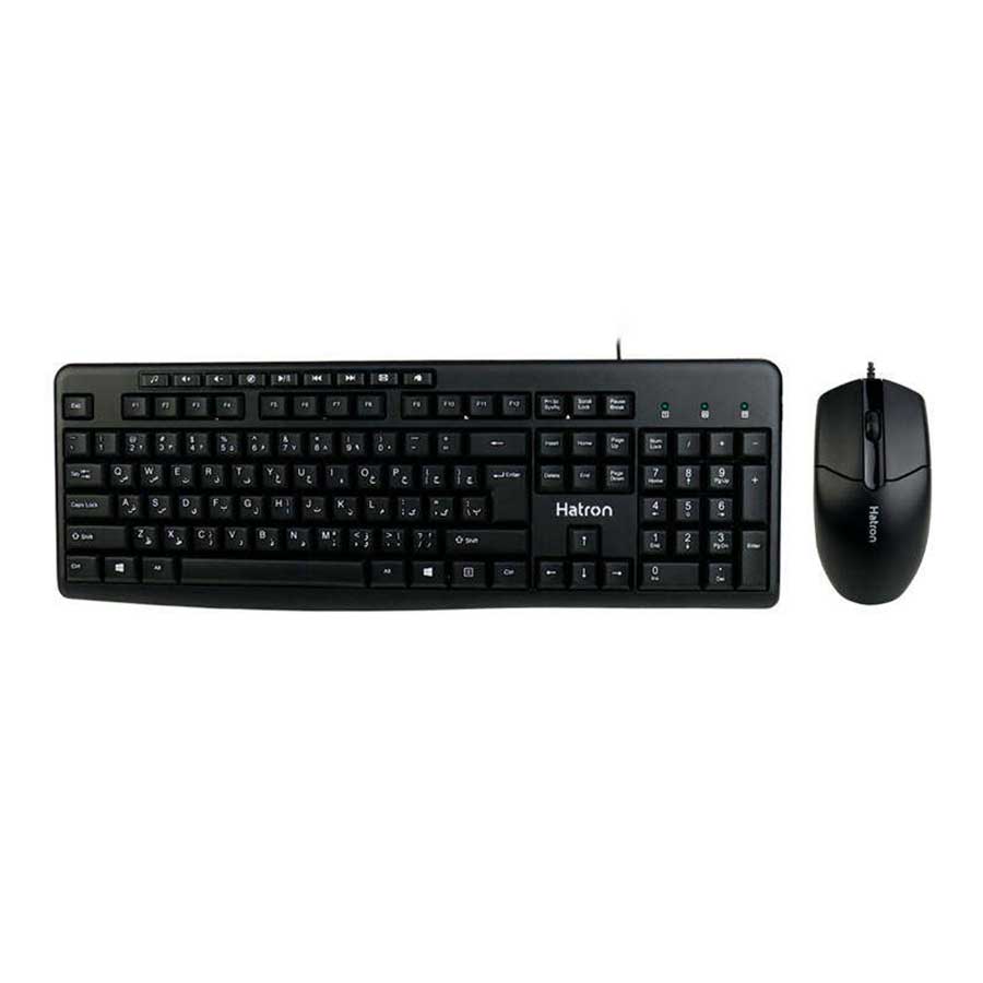 قیمت و خرید کیبورد و ماوس باسیم هترون مدل HKC221 | یاس ارتباط