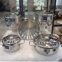 سرویس قابلمه استیل کرکماز 