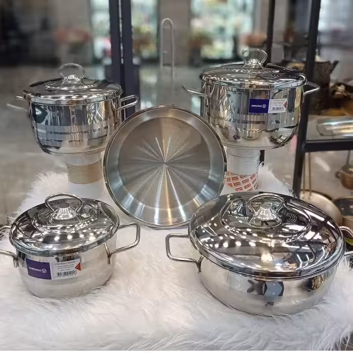 سرویس قابلمه استیل کرکماز 