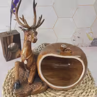 شکلات خوری پلی استر طرح گوزن 