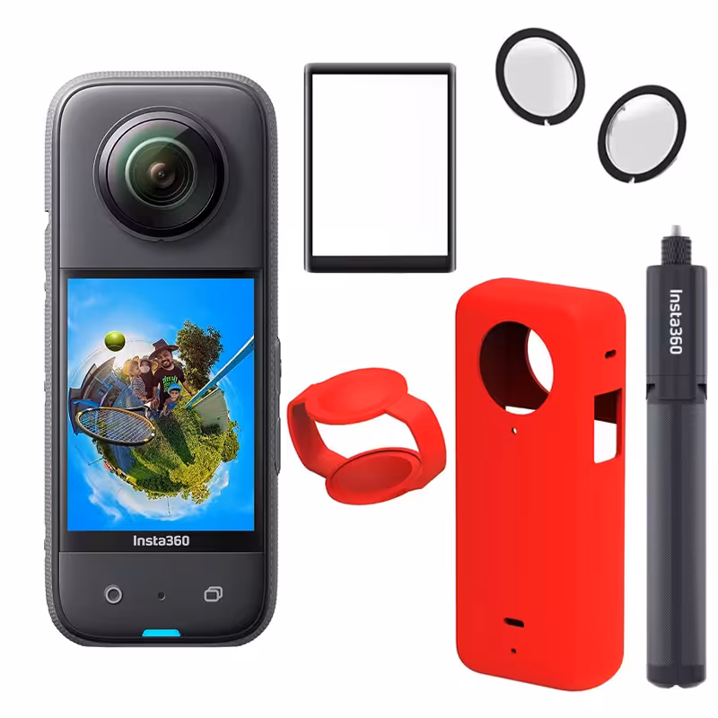 دوربین فیلم برداری ورزشی اینستا 360 مدل insta360 x3 به همراه لوازم جانبی - کالاوما