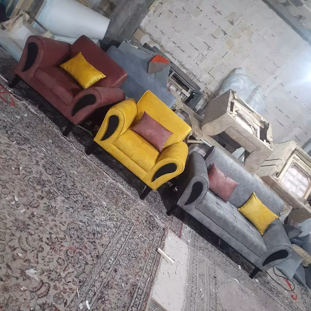 مبل اسکارلت اشکی (ارسال با باربری و هزینه ارسال با مشتریست)