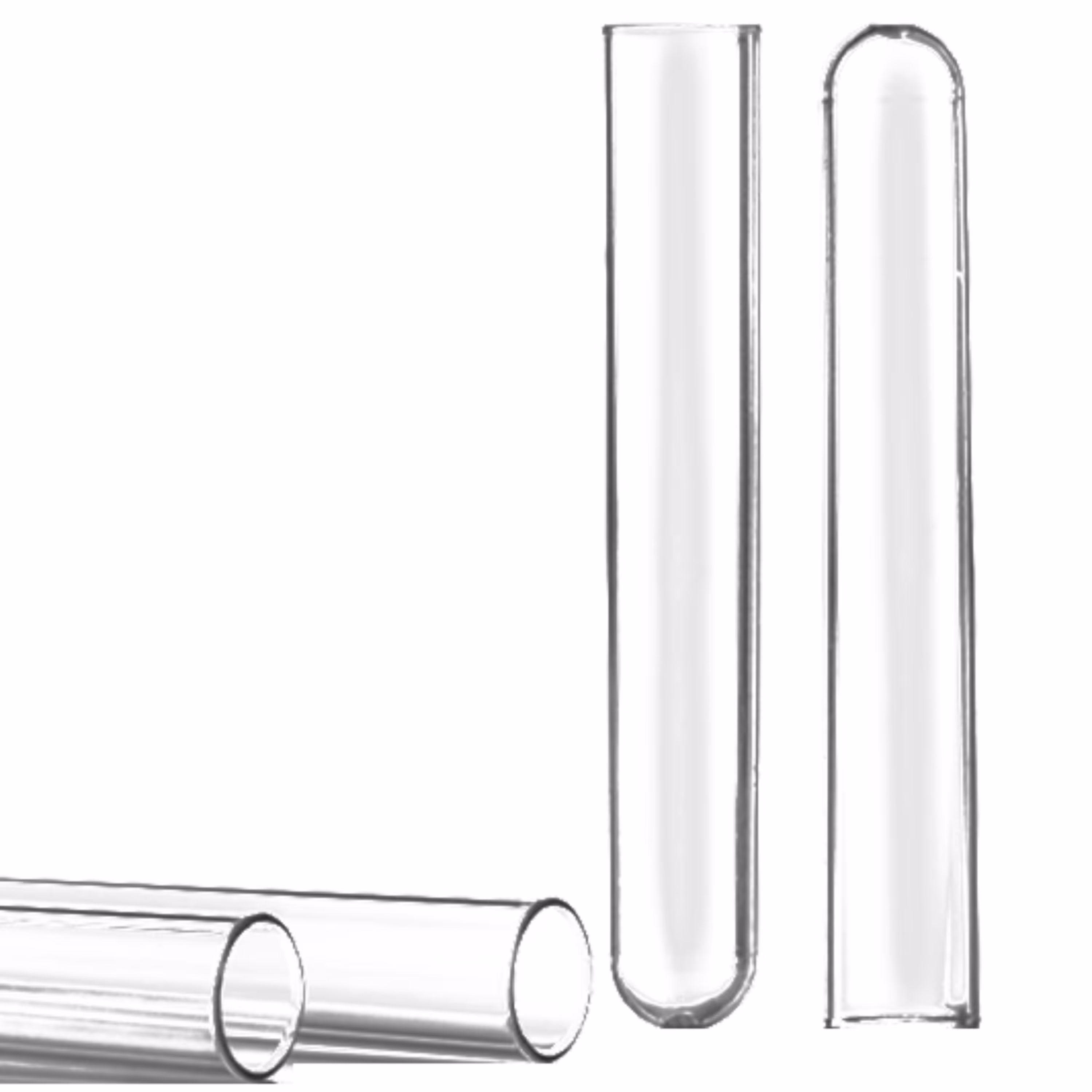 لوله آزمایش 12100 شفاف ویراز گاما بسته 900عددی