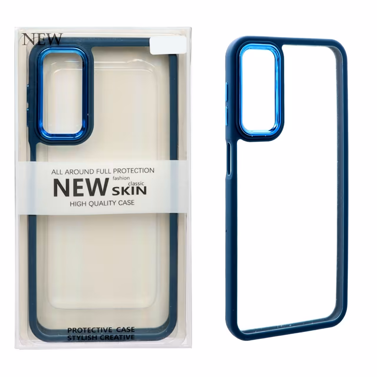 قاب-گارد موبایل اورجینال Samsung Galaxy A24 - New Skin - سرمه ای (پک دار) کد3015