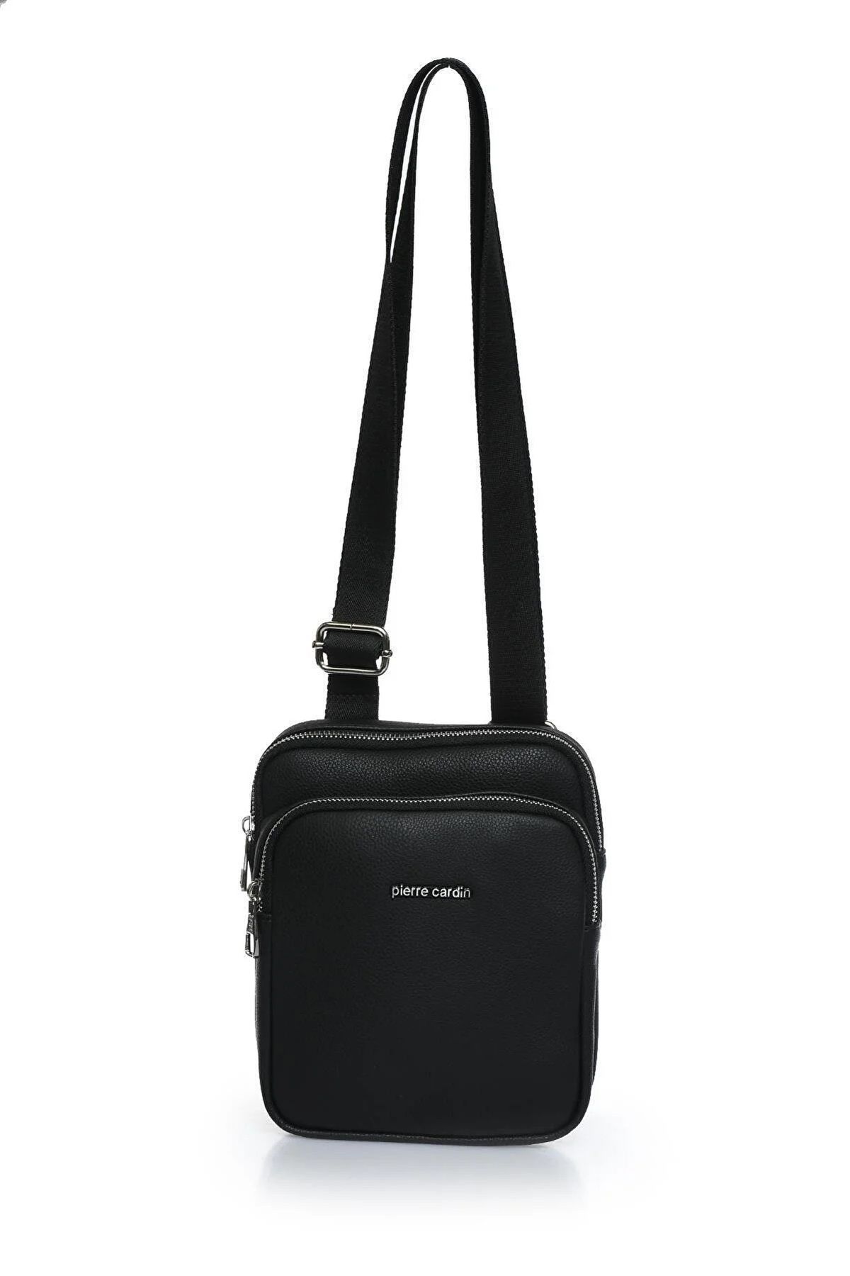 کیف پیام رسان چند رنگ مردانه 01pc001140 پستاندار کانتاسی دستی کیسه روزانه سیاه Pierre Cardin