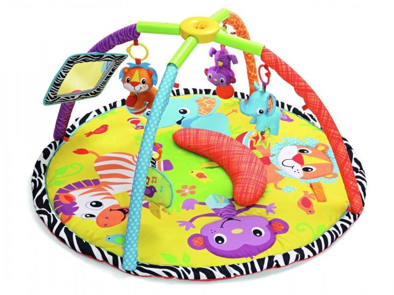 تشک بازی موزیکال حیوانات آینه دار infantino کد402-506