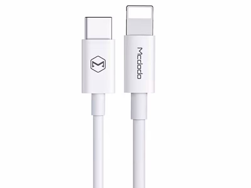 کابل شارژ سریع تایپ سی به لایتنینگ مک دودو Mcdodo CA-709 PD Quick Charge Type-C to Lightning Cable 1m