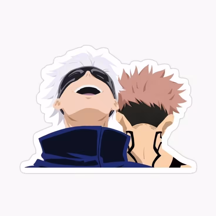 بوک مارک رزینی طرح سوکونا و گوجو