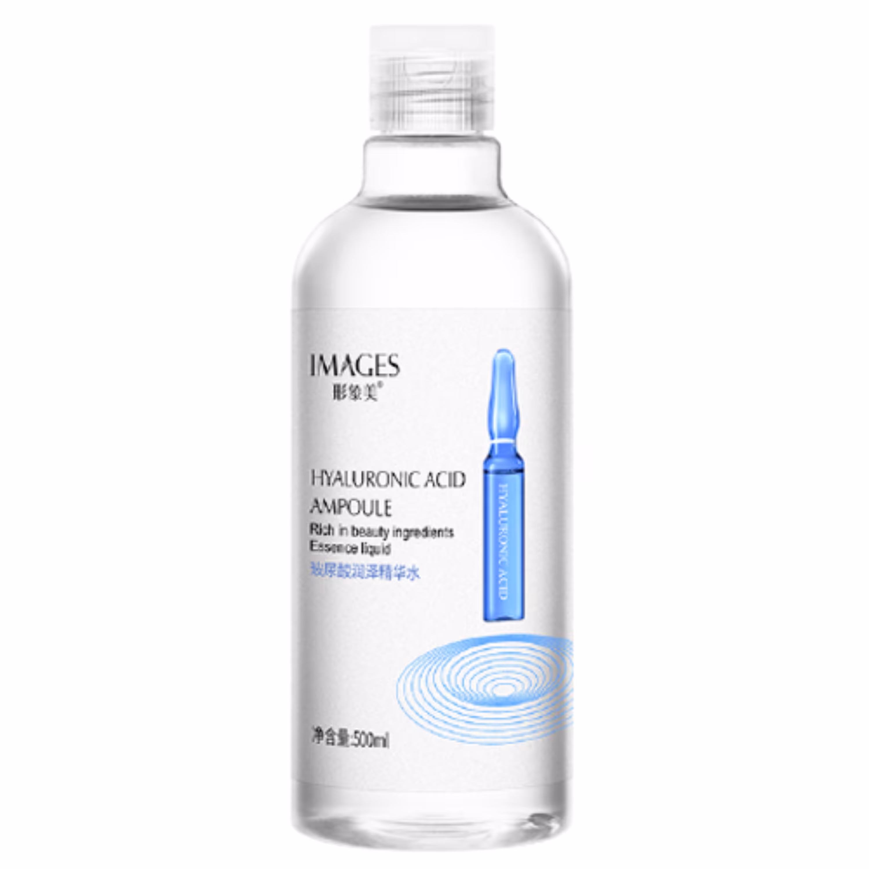 تونر روشن کننده صورت و ضد لک هیالورونیک اسید برند ایمیجز (حجم 500 ml)