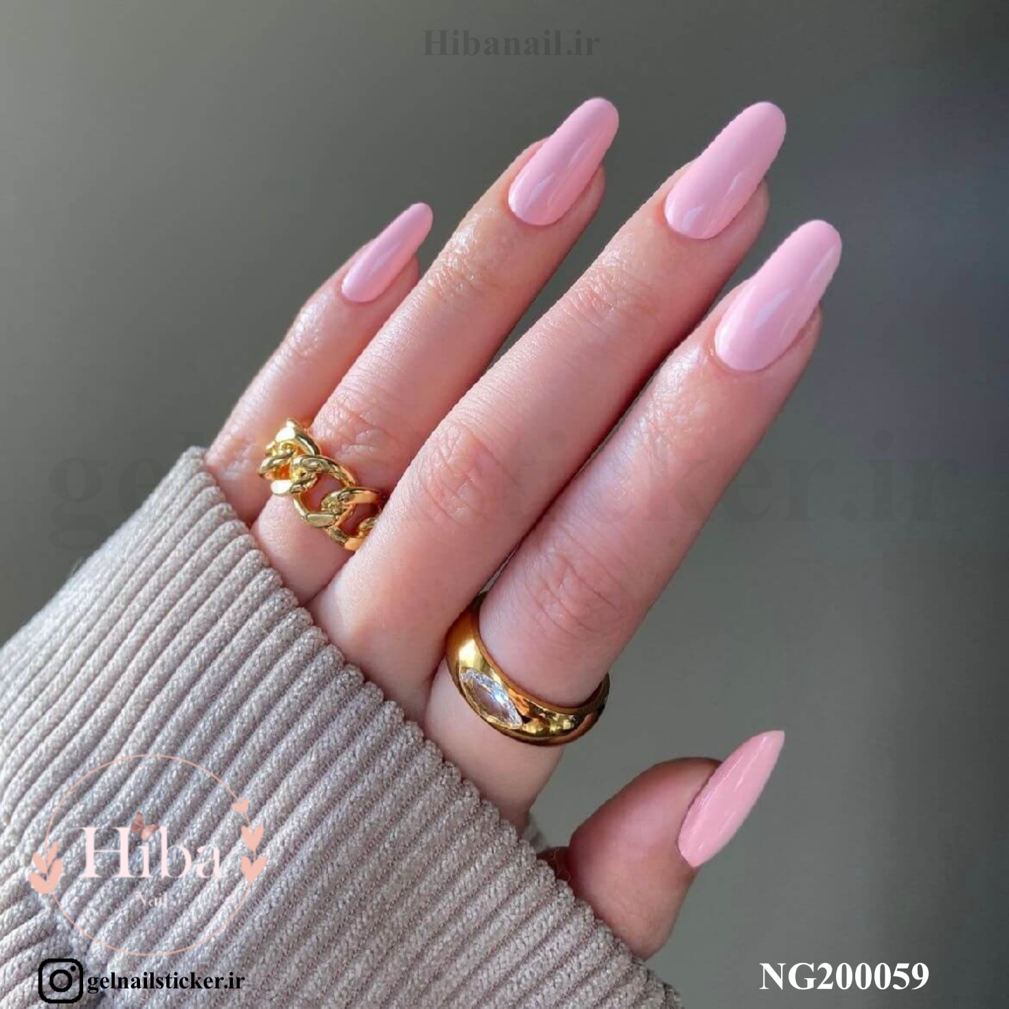 استیکر ژله ای کاشت ناخن (نیل رپ)_کد NG200059