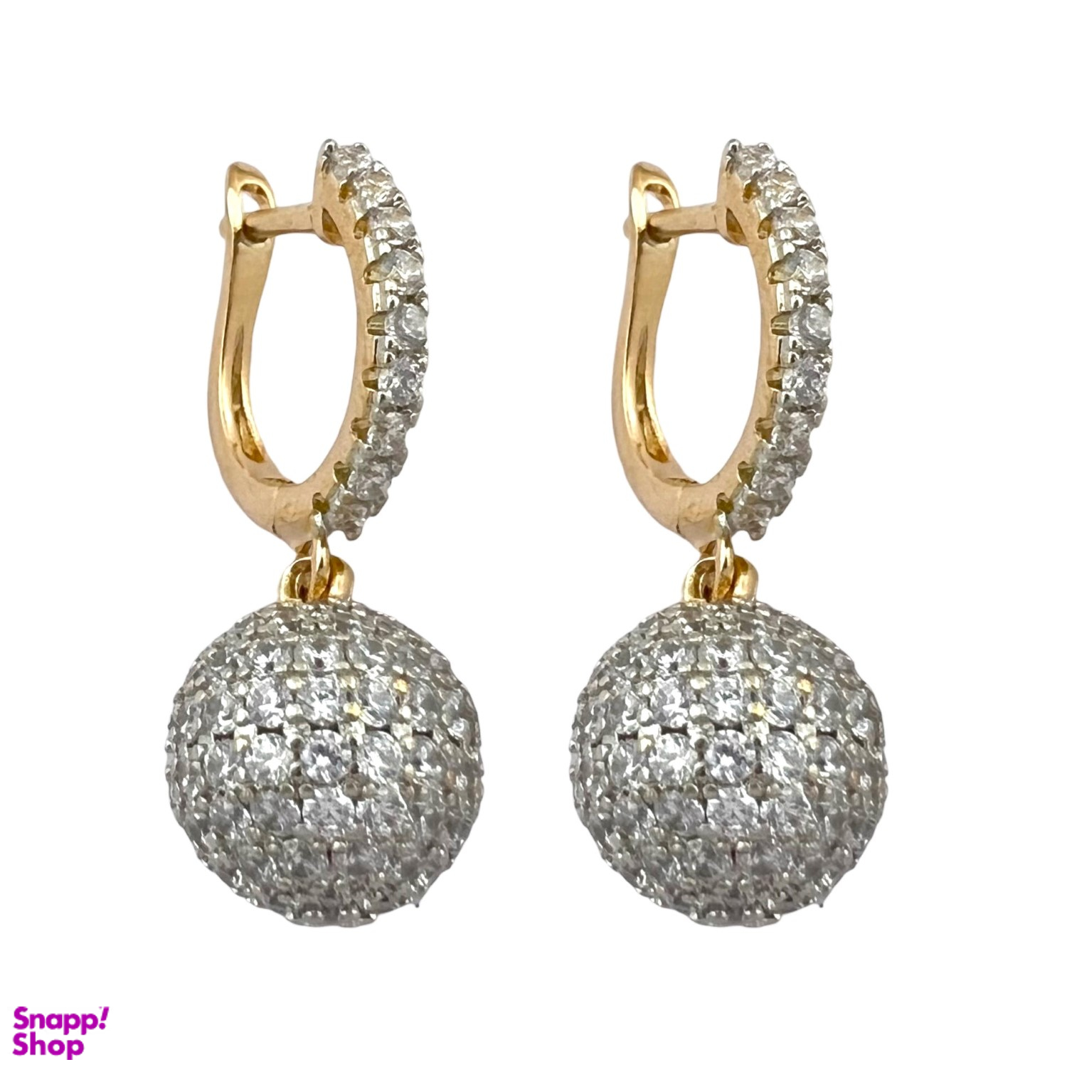 گوشواره زنانه مدل گوی کد E4861