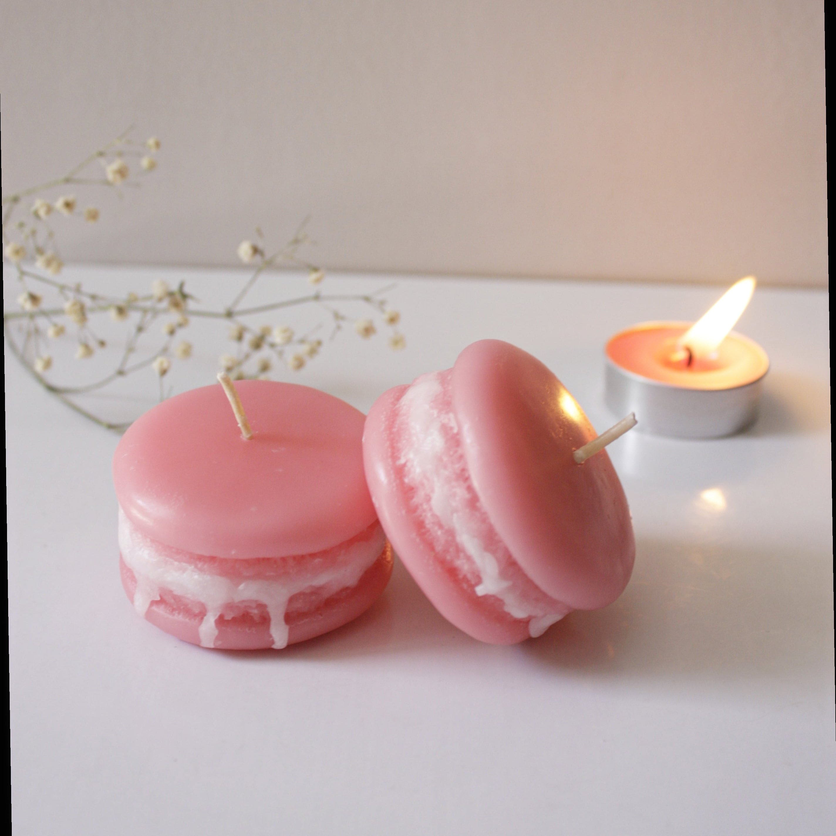 شمع ماکارون(پک دو تایی)